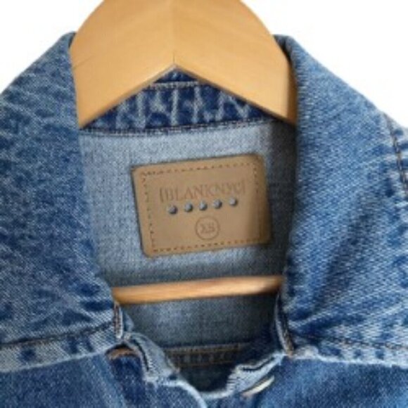 Blank NYC Trucker Denim Jacket XSmall - Picture 3 of 4